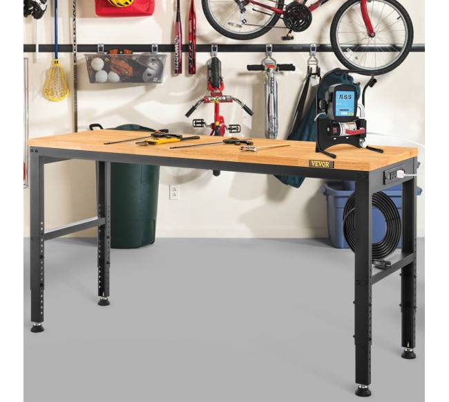 Reguliuojamo aukščio darbastalis su elektros lizdu7