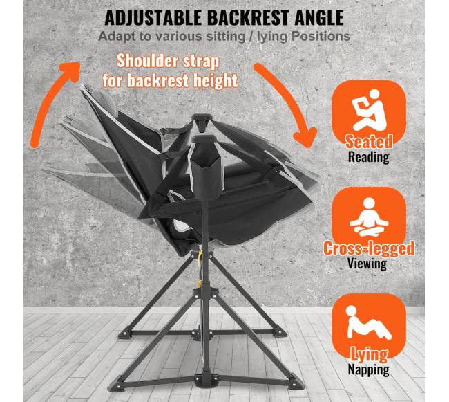 Stovyklavimo hamako kėdė, 136 kg talpa2