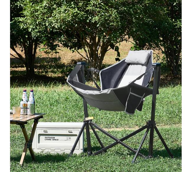 Stovyklavimo hamako kėdė, 136 kg talpa7