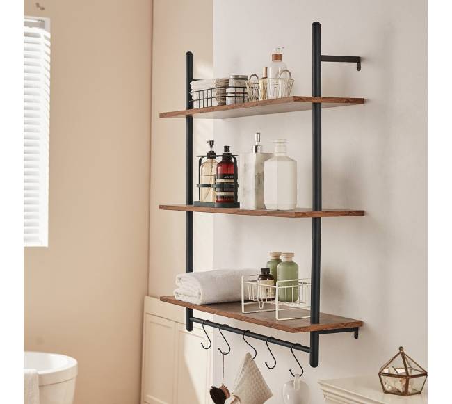 Pramoninė 3 lygių lentyna virtuvei ar miegamajam7