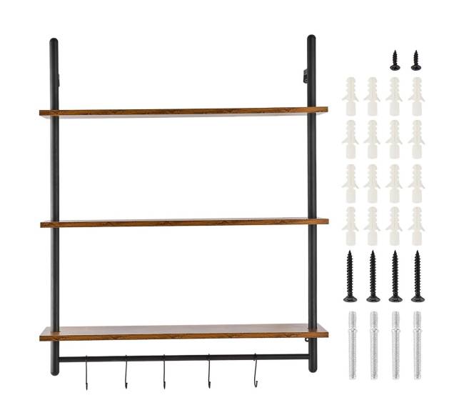 Pramoninė 3 lygių lentyna virtuvei ar miegamajam8