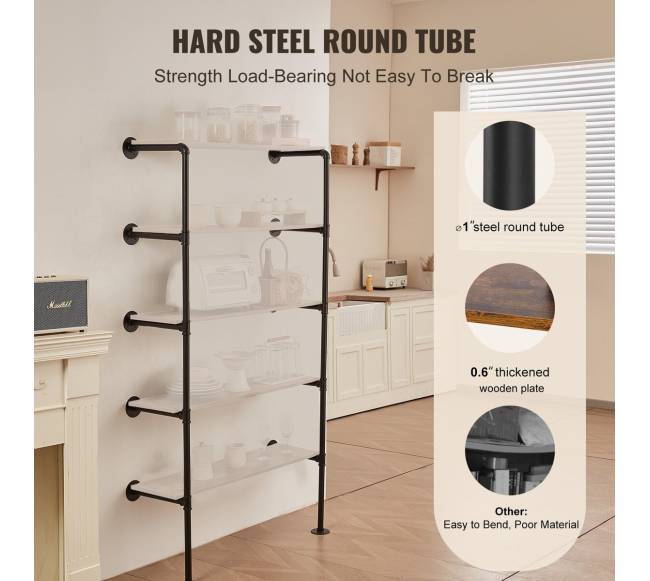 Pramoninė vamzdžių lentyna 5 aukštų 2 vnt2