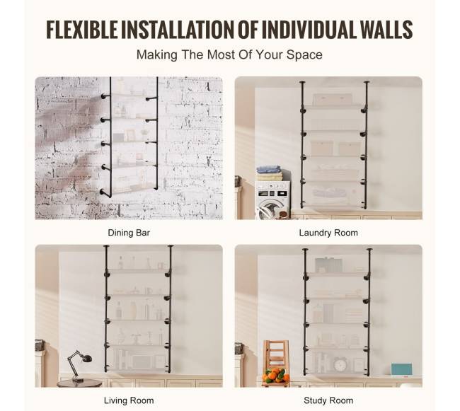 Pramoninė vamzdžių lentyna 5 aukštų 2 vnt3