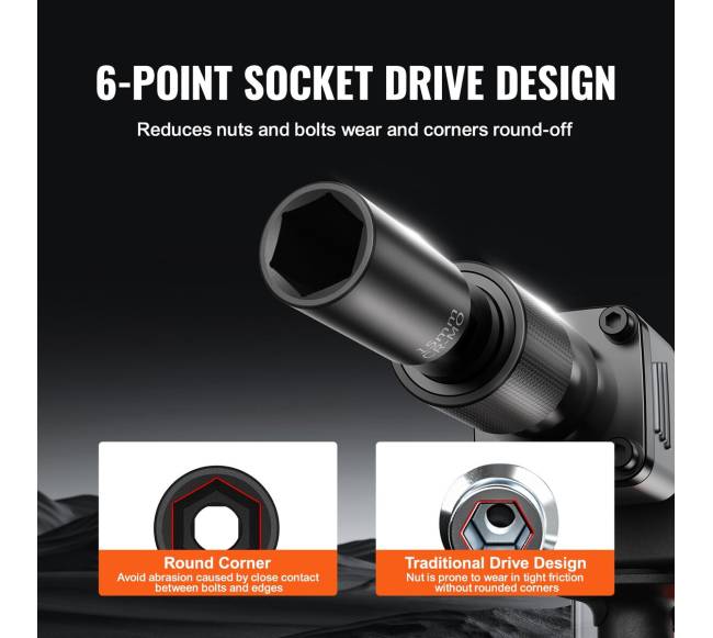 Smūginiai galvutės rinkinys 14 vnt. 14" 4-15 mm3