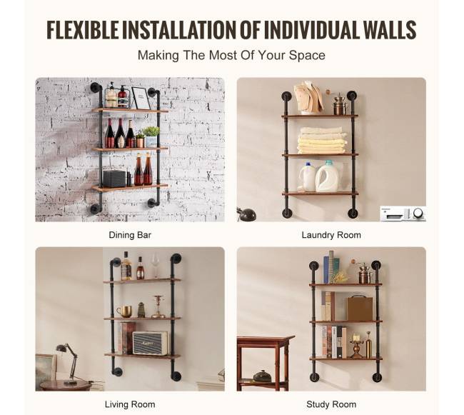 Pramoninė vamzdžių lentyna 3 lygių3