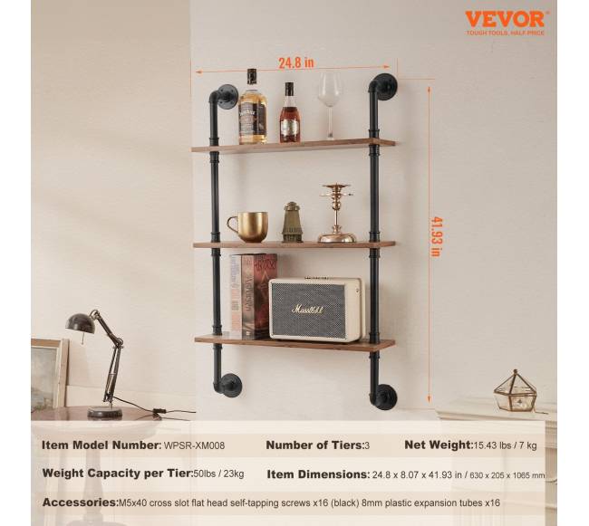 Pramoninė vamzdžių lentyna 3 lygių6