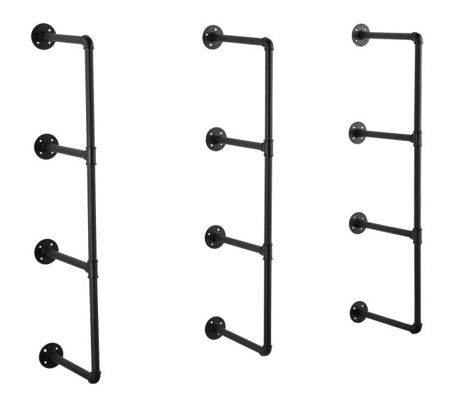 Pramoninės vamzdžių lentynos 4 pakopos 3vnt0