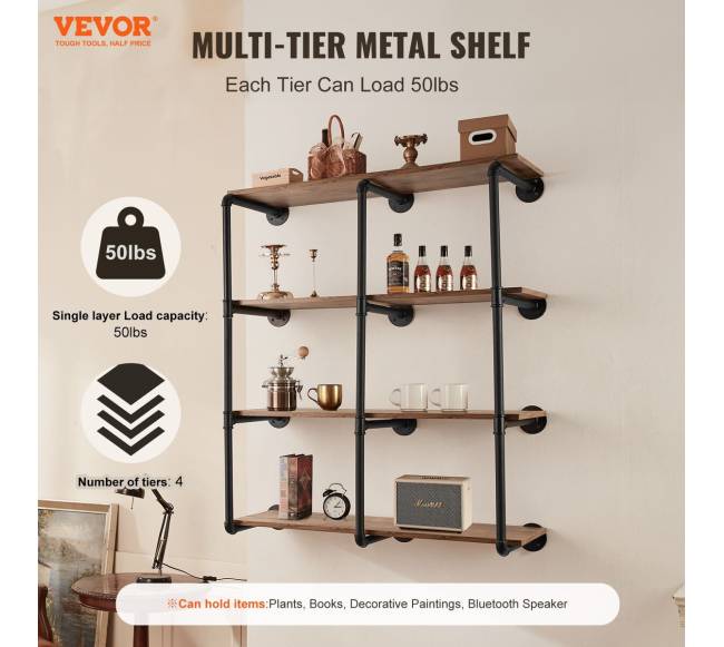 Pramoninės vamzdžių lentynos 4 pakopos 3vnt1