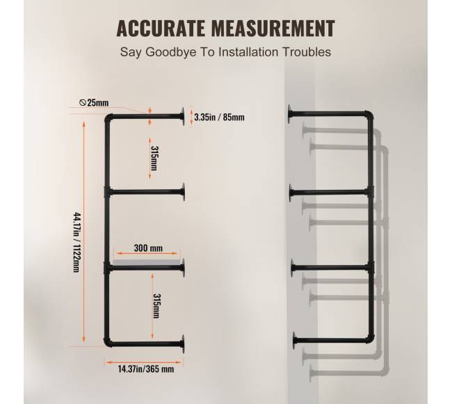 Pramoninės vamzdžių lentynos 4 pakopos 3vnt5