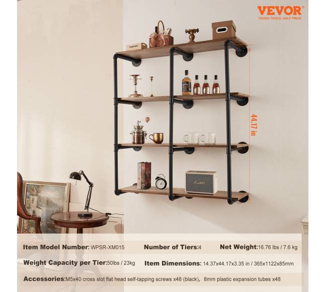 Pramoninės vamzdžių lentynos 4 pakopos 3vnt6