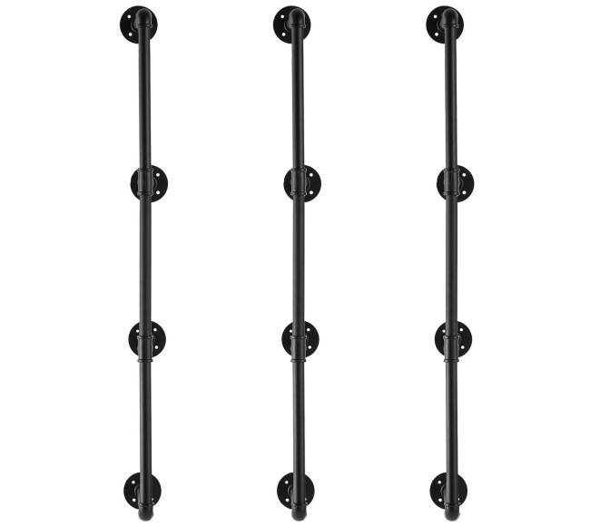 Pramoninės vamzdžių lentynos 4 pakopos 3vnt9