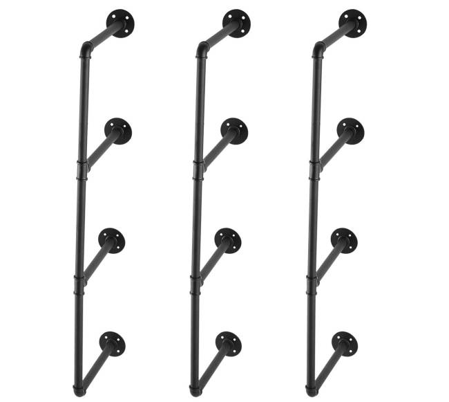 Pramoninės vamzdžių lentynos 4 pakopos 3vnt10