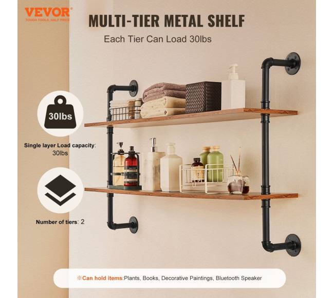 Pramoninė dviejų lygių lentyna virtuvei ir miegamajam1