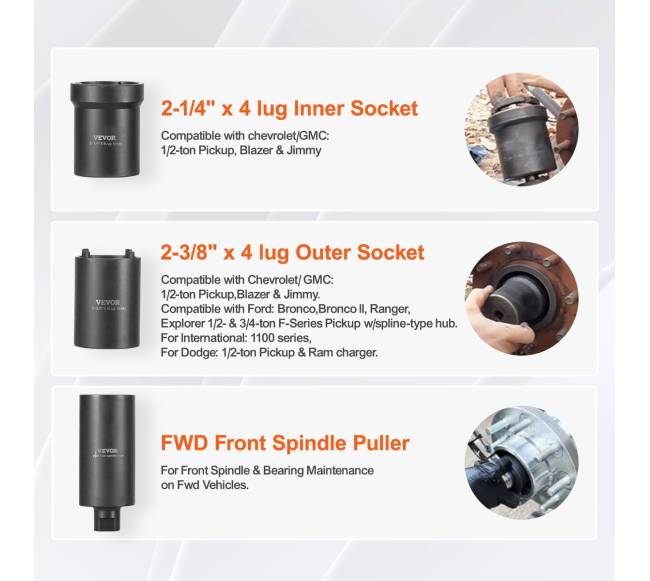 Ašinio veržliarakčio rinkinys, 6 dalys, 12 colio3
