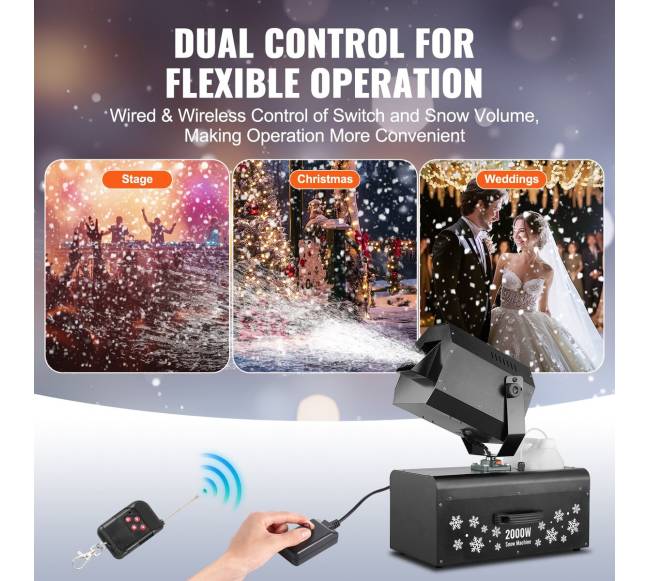 Sniego mašina su nuotolinio valdymo 2000W3