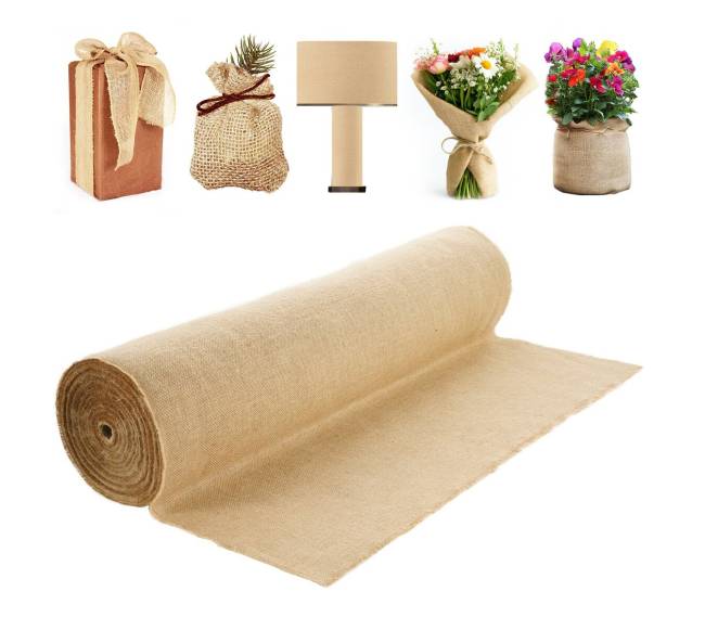 Džiuto audinio ritinys augalams ir amatams0