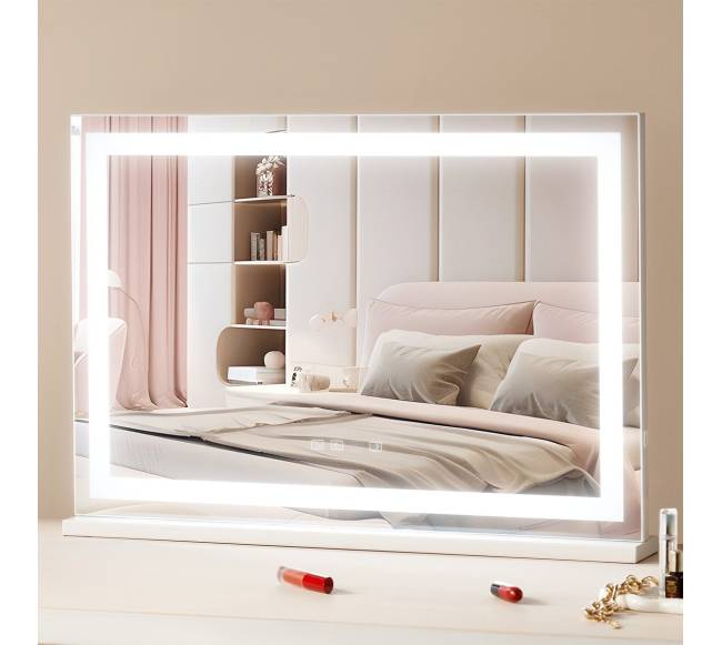 Apšviestas makiažo veidrodis su Bluetooth ir USB7