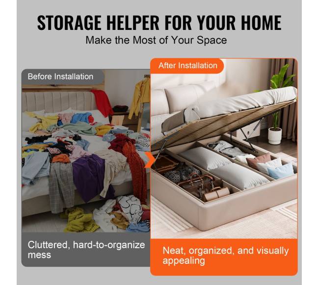 Pakeliama lova su 59x71 cm rėmu4