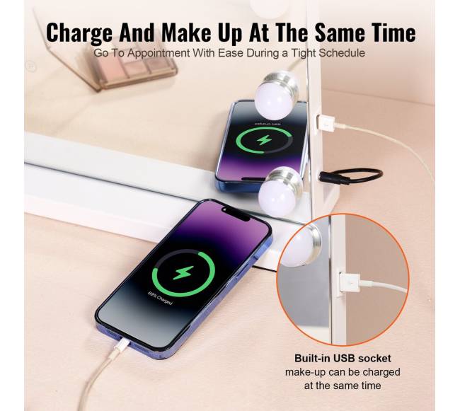 tualeto veidrodis su apšvietimu ir USB5