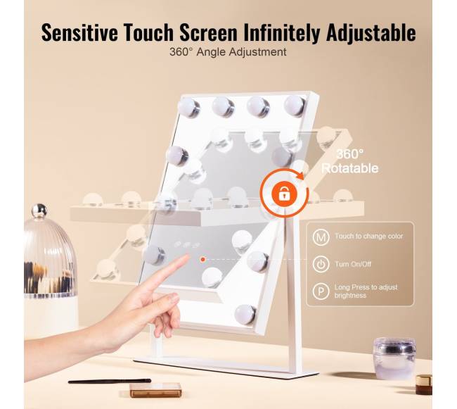 holivudo grožio veidrodis su šviesomis3