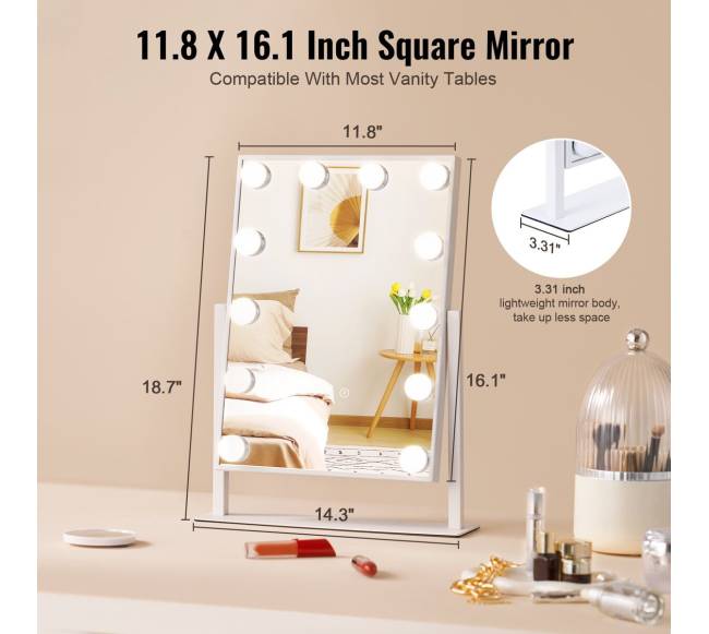 holivudo grožio veidrodis su šviesomis4