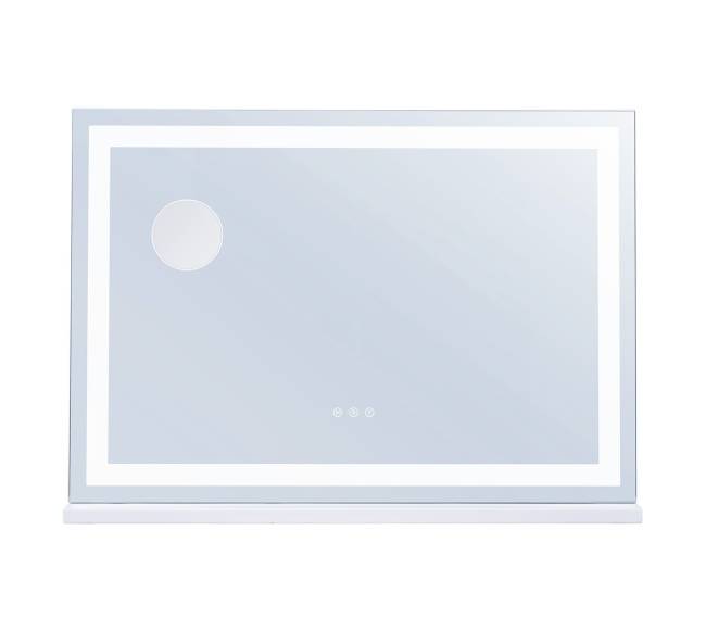 Veidrodinis makiažo stalas su apšvietimu 80x55 cm8