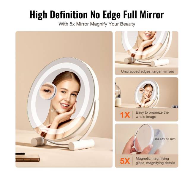 12" veidrodis su LED apšvietimu ir jutikliu2