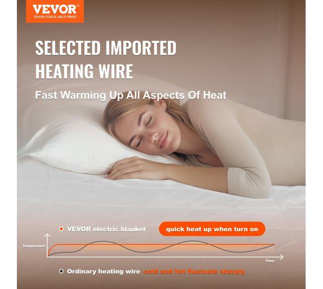 Elektrinė šildoma čiužinio užtiesalas su laikmačiu1