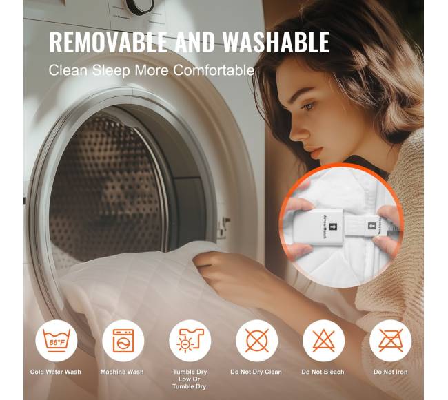 Elektrinė šildoma čiužinio užtiesalas su laikmačiu5