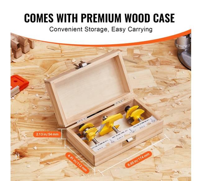 Frezavimo antgalių rinkinys su dėklu4