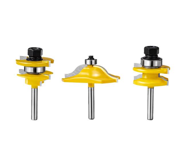 Frezavimo antgalių rinkinys su dėklu10