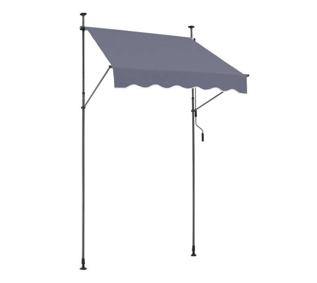 Ištraukiama 150x120 cm terasos markizė su rankena0