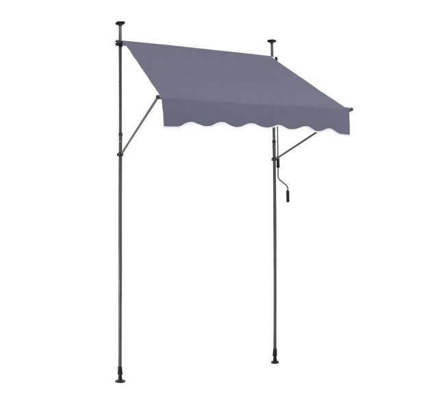 Ištraukiama 150x120 cm terasos markizė su rankena8