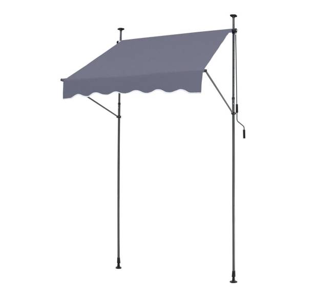 Ištraukiama 150x120 cm terasos markizė su rankena10