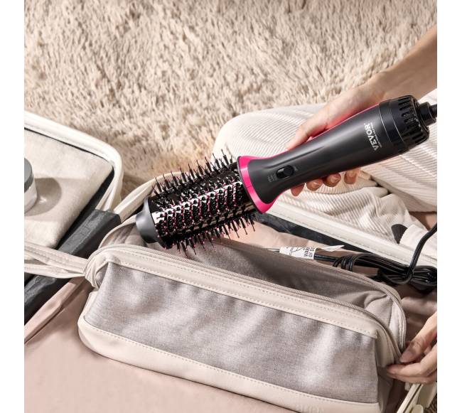 Plaukų džiovintuvo šepetys su jonine technologija7