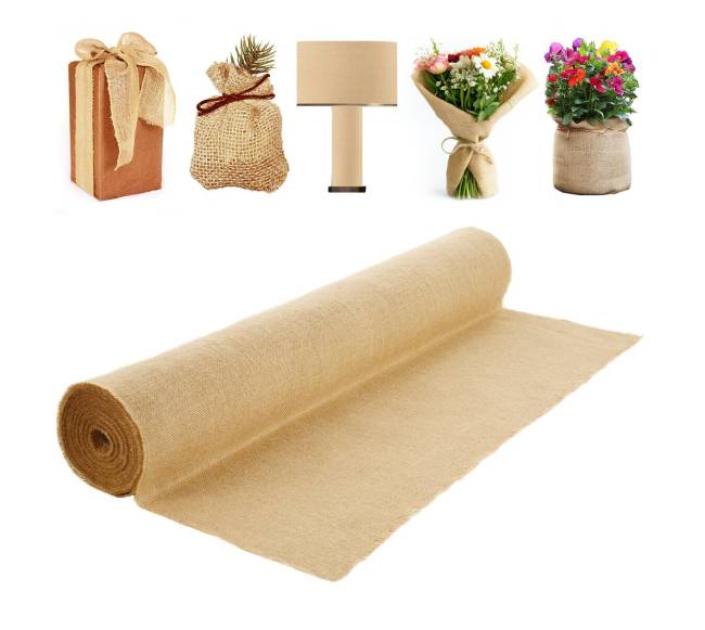 Džiuto medžiagos rulonas, 101 cm x 22.86 m0