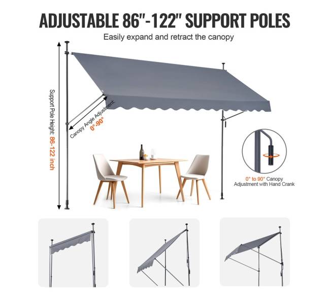 Ištraukiama sodo pavėsinė su rankena4