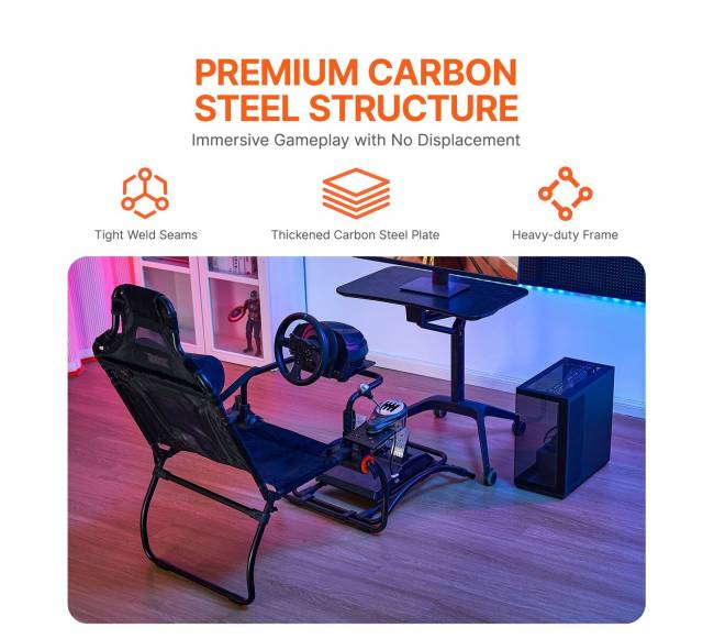 Sulankstomas vairasvirtuvės stovas Logitech G29 serijai2