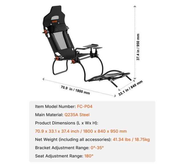 Sulankstomas vairo stovas Logitech G923G9206