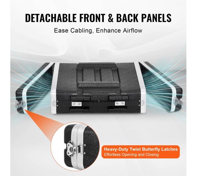 2U serverio rack kabinetas 48 cm gylio4