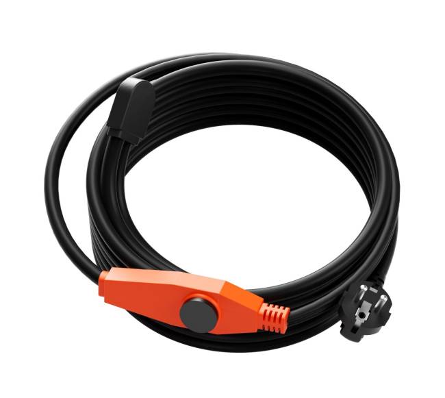 Vamzdžio šildymo kabelis 18 m su termostatu9