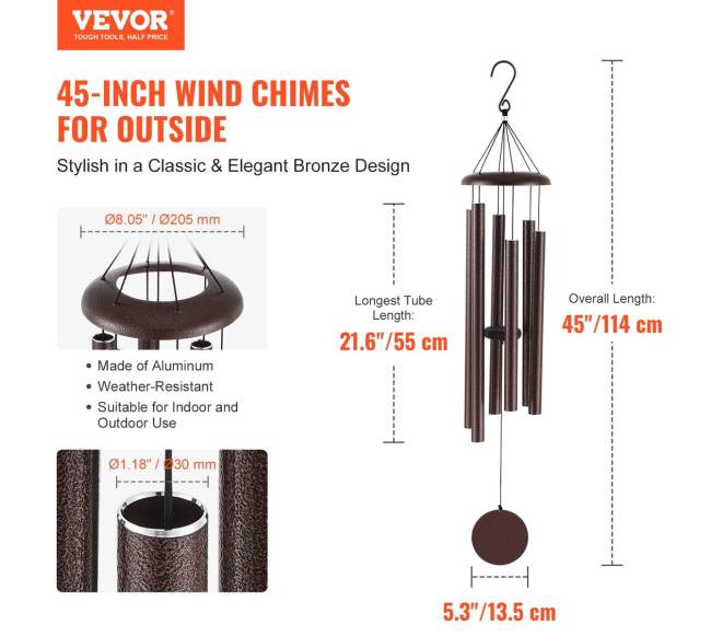 Lauko vėjo varpeliai su gilia melodija1