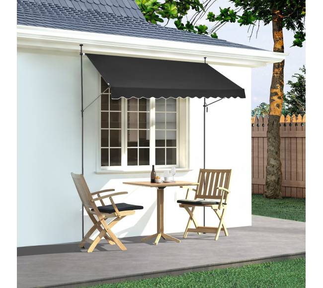 Reguliuojama markizė terasai su rankena7