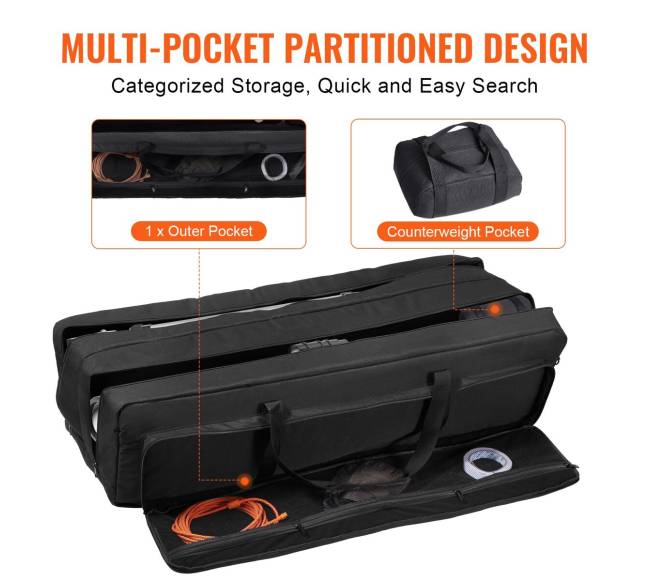 Daugiafunkcinis teleskopo krepšys 1040 mm3