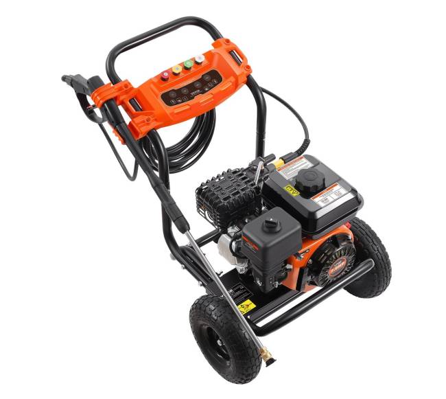 Benzininis aukšto slėgio ploviklis 3500 PSI su 5 antgaliais9