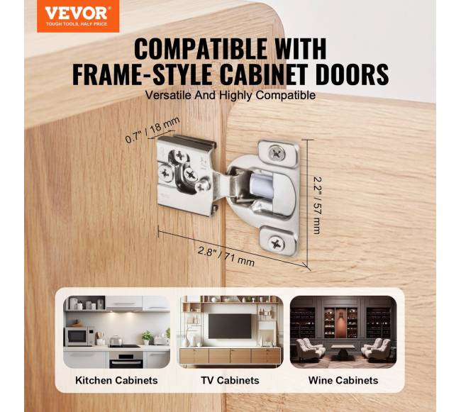 Virtuvės spintos durelių lankstai su minkštu uždarymu1