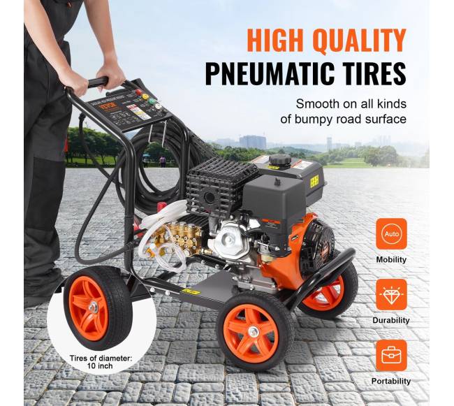 Aukšto slėgio plovyklė automobiliams 4400 PSI4