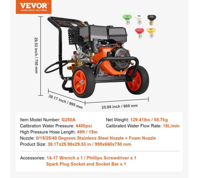 Aukšto slėgio plovyklė automobiliams 4400 PSI6