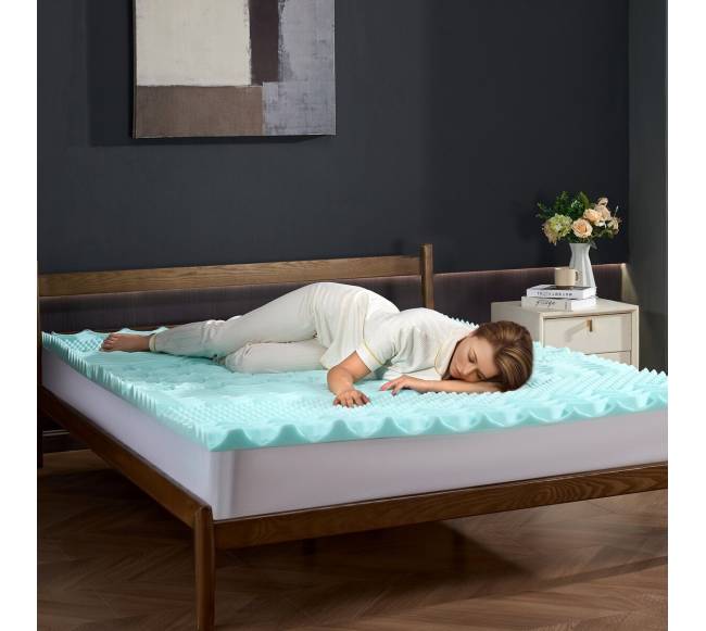 Queen dydžio atminties putų čiužinio antdėklas7