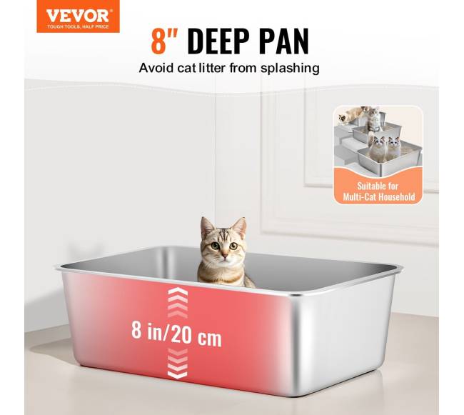 Gilus kačių kraiko dėžutė su filtruojančiu kilimėliu1